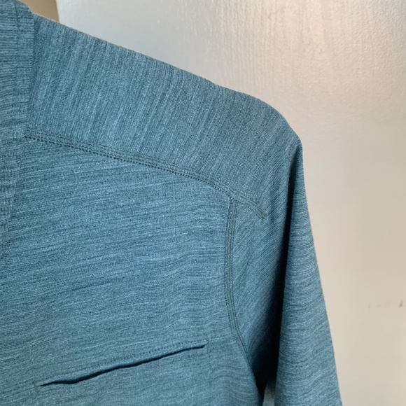 Smartwool Men's Green Button Down Casual Shirt Sz.S Shirt Sleeve Classic - Picture 7 of 9